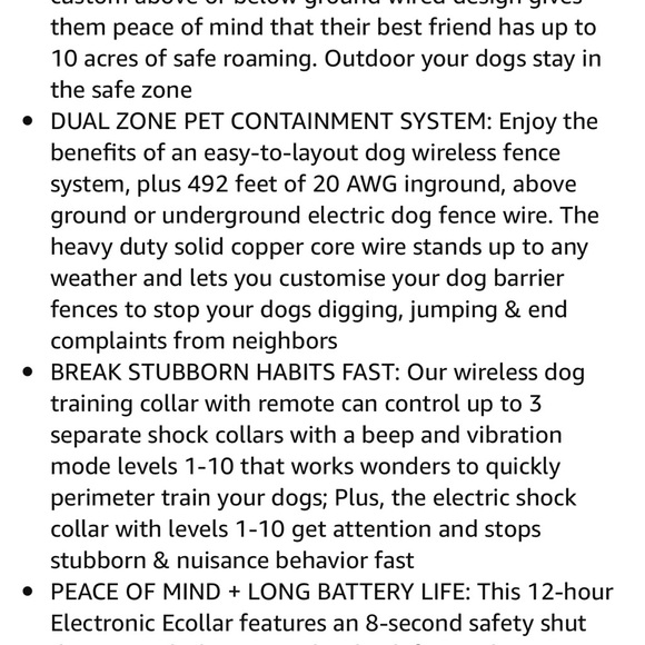Wireless dog fence and remote trainer - Picture 6 of 9